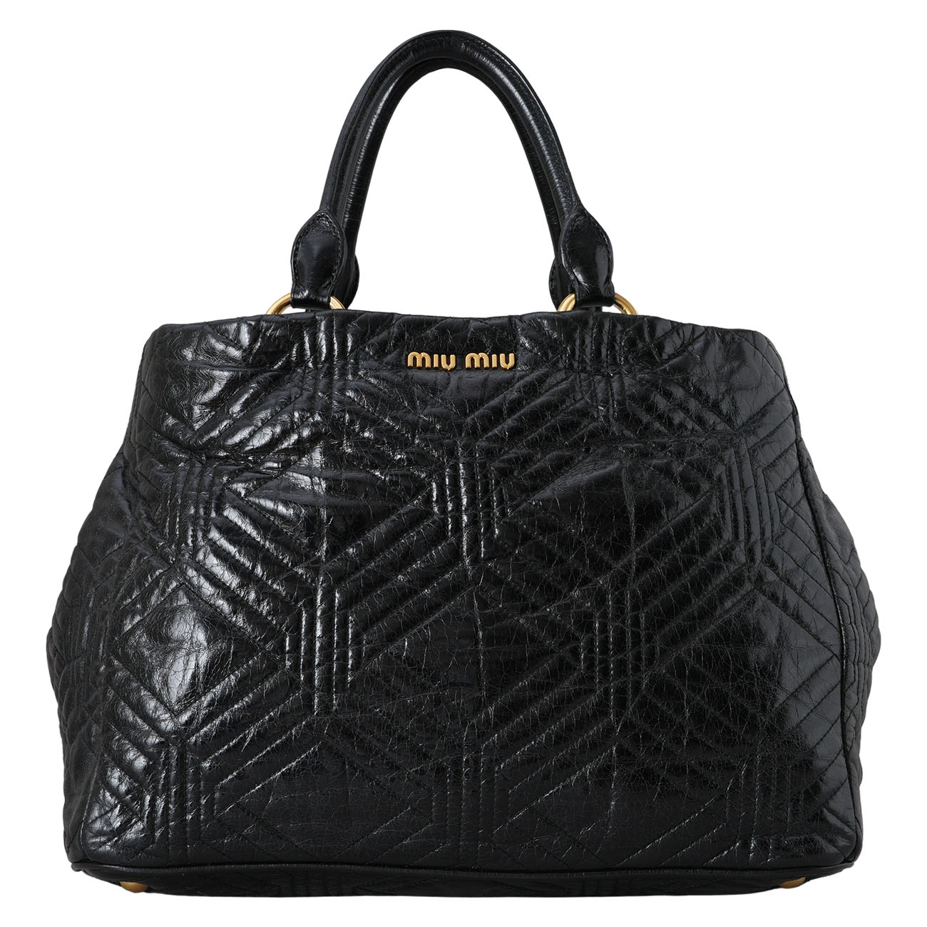 MIU MIU(USED)미우미우 퀼팅 토트겸 숄더백